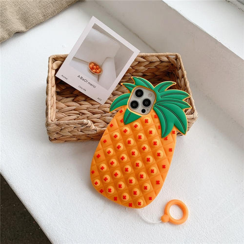 Pineapple Pop It iPhone-deksel | Skanto