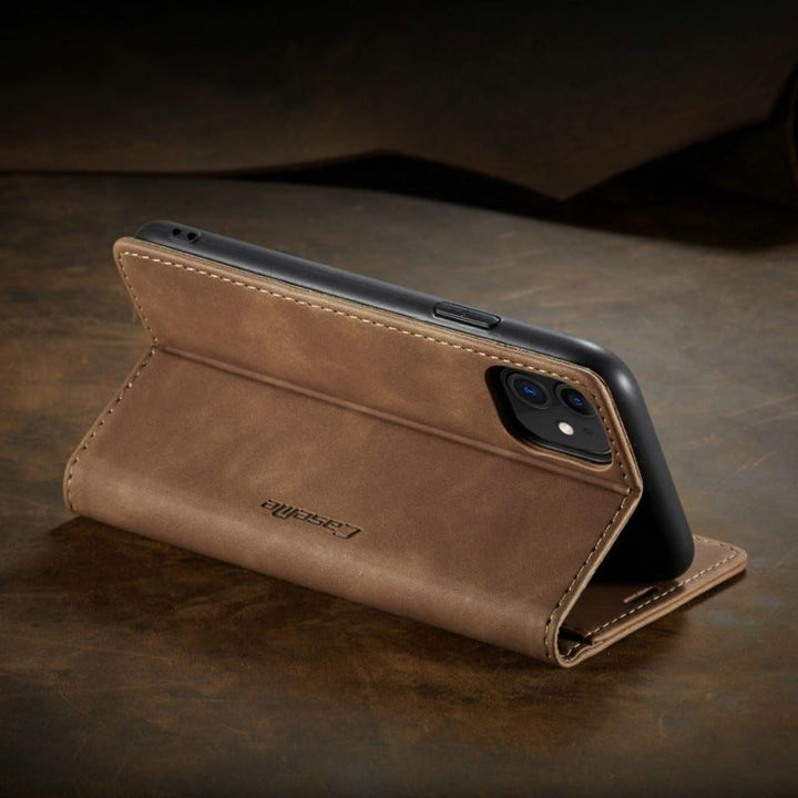 Skanto | Magnetisk Flip Lommebokdeksel for iPhone