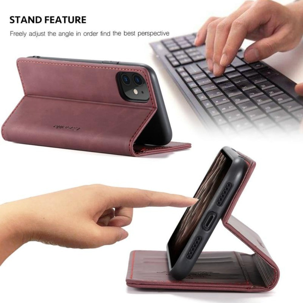 Skanto | Magnetisk Flip Lommebokdeksel for iPhone