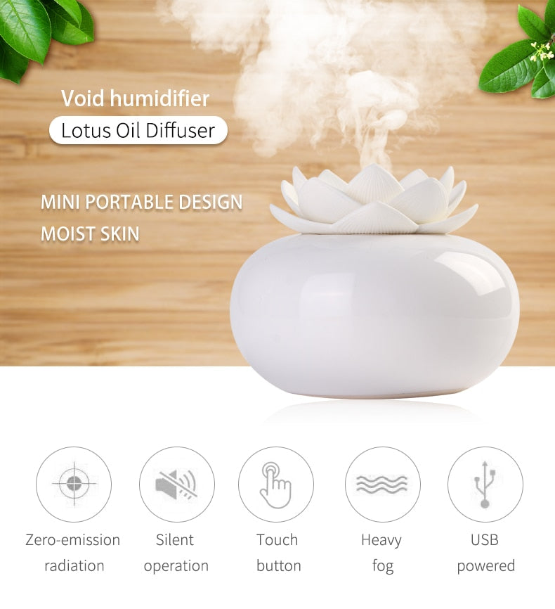 Skanto | Lotus Ceramic Simplicity Aroma Luftfukter