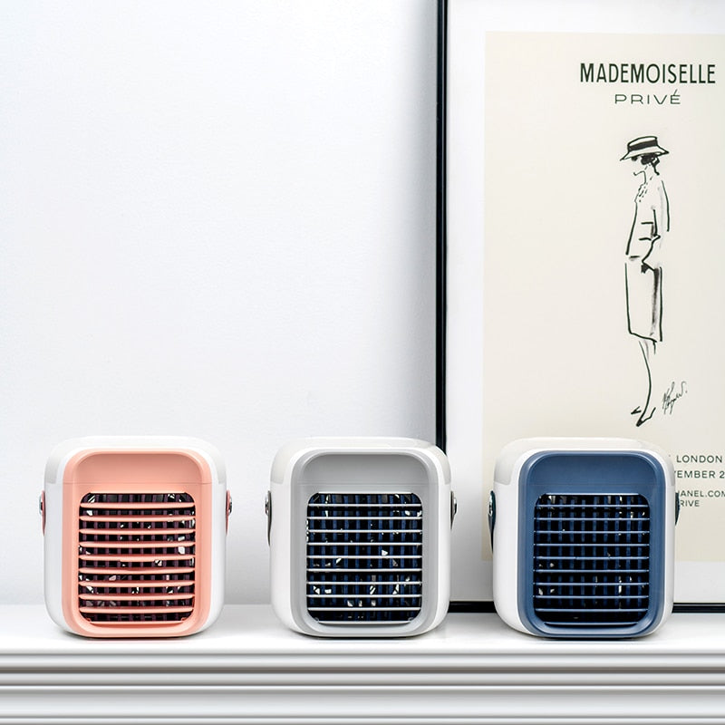Skanto | Mini luftkjøler med rask ventilasjon, USB-oppladbar