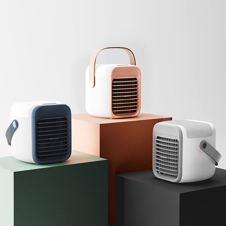 Skanto | Mini luftkjøler med rask ventilasjon, USB-oppladbar