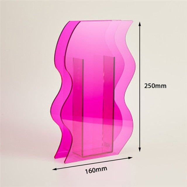 Nordic Moderne Geometrisk Regnbue Vase | Skanto