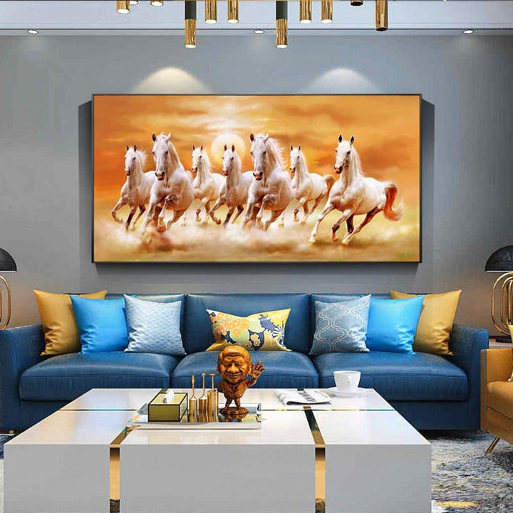 Horse Runner - Lerret Veggkunst Maleri