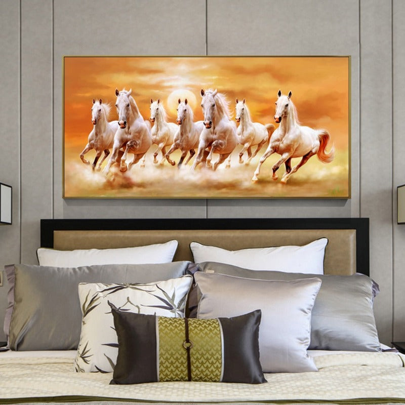Horse Runner - Lerret Veggkunst Maleri