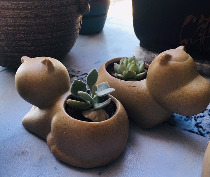 Elefant Minimal Keramisk Skantoomsterpotte | Skanto