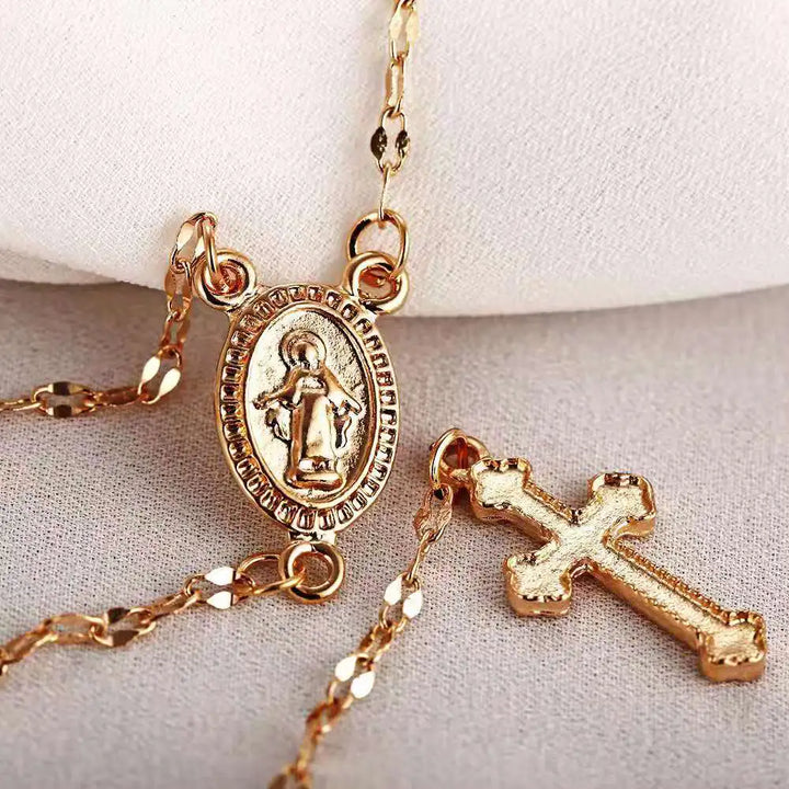 Spirituelle Rosenkranzkette – Stilvoller Glaubensschmuck für jeden Anlass