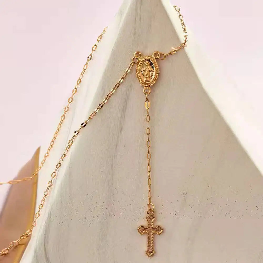 Skanto | Spirituell Rosary Halskjede – Stilfull Tro Smykke for Enhver Anledning
