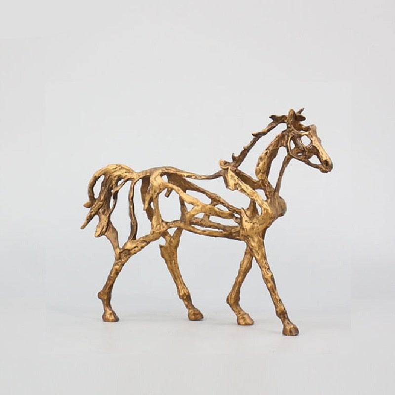 Skanto | Minimalist Abstrakt Hest Skulptur Kunst Figurine