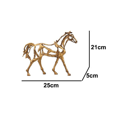 Skanto | Minimalist Abstrakt Hest Skulptur Kunst Figurine