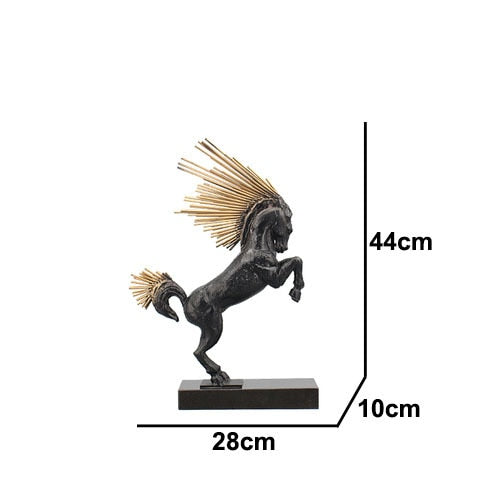 Skanto | Minimalist Abstrakt Hest Skulptur Kunst Figurine