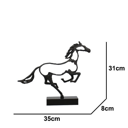 Skanto | Minimalist Abstrakt Hest Skulptur Kunst Figurine