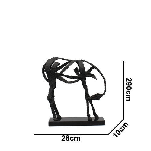 Skanto | Minimalist Abstrakt Hest Skulptur Kunst Figurine