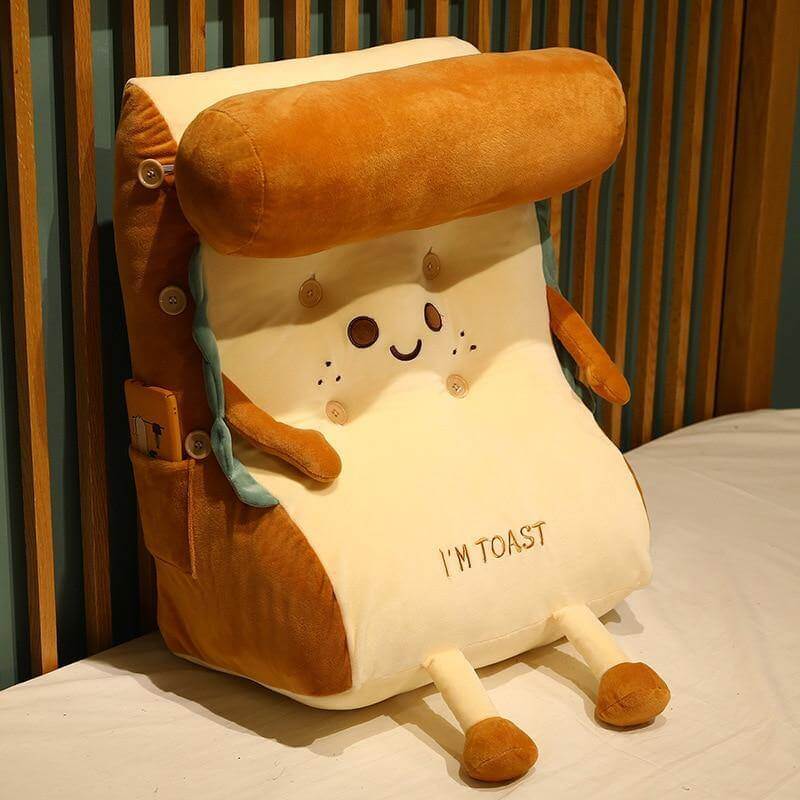 I AM TOAST Søt Seng Komfortabel Vaskbar Pute | Skanto