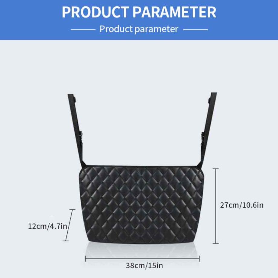 Pu lærret bil håndveskeholder | Skanto