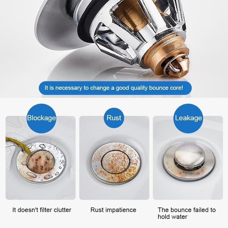 Universal Basin Pop-Up Drain Filter | Skanto