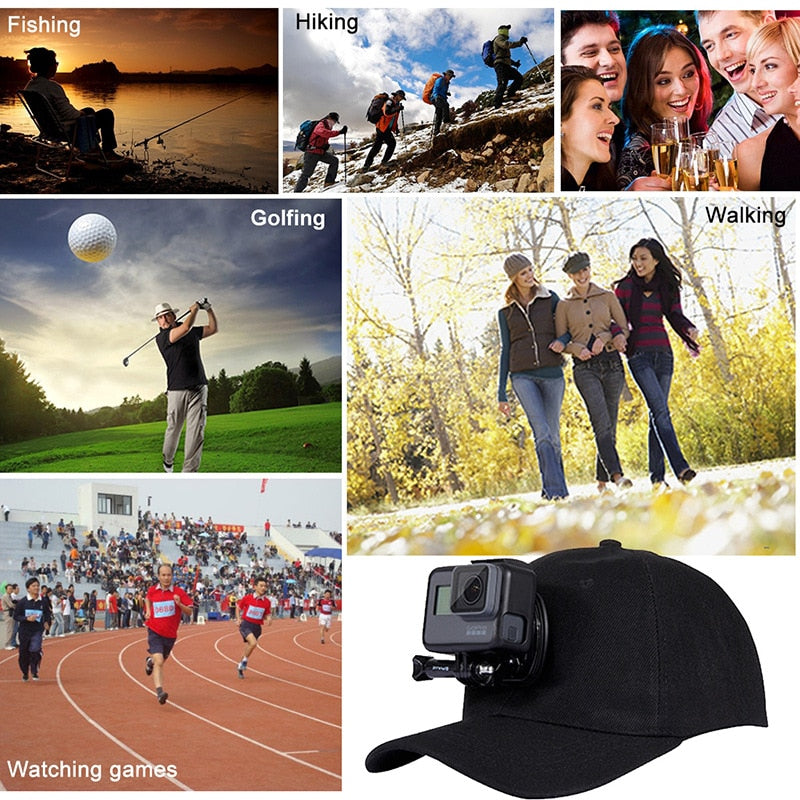 Justerbar Action Camera Hatt | Skanto