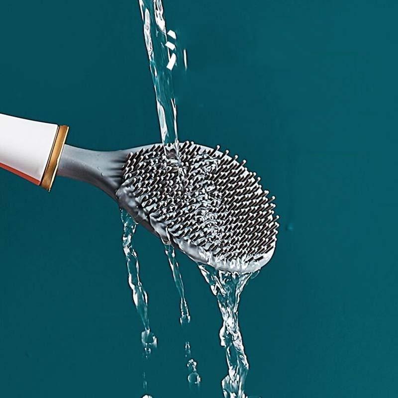 SumiClean - Slim silikon toalettbørste for badet ditt Skanto