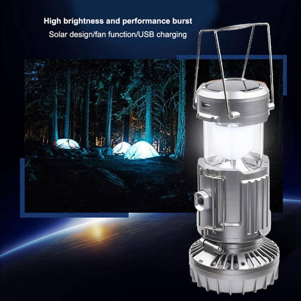 Multifunksjonell Vanntett Camping Power Bank Lys | Skanto