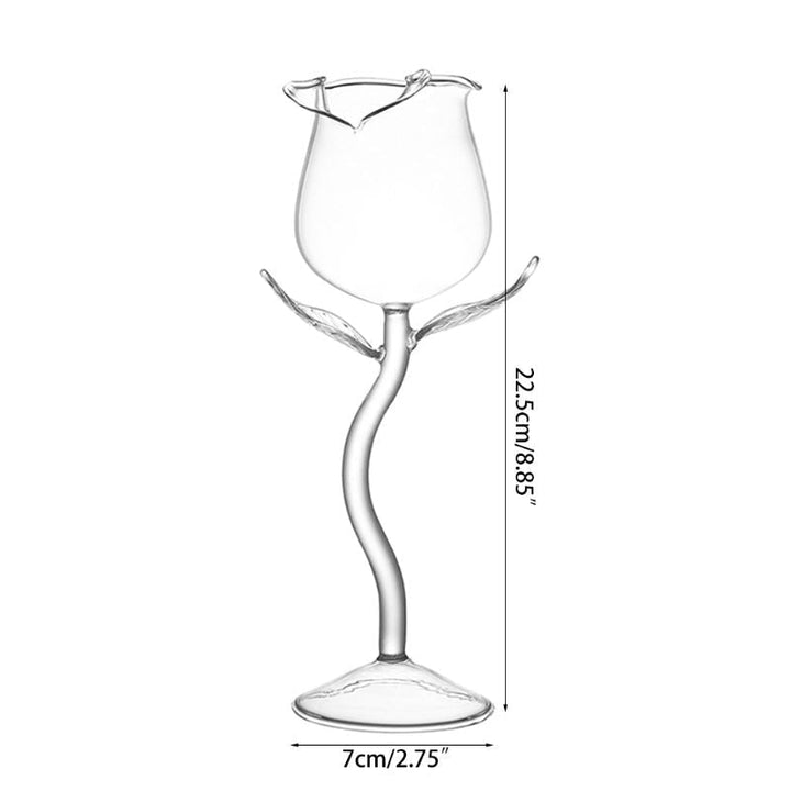 Fancy rosévinglass