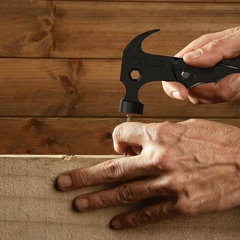 14in1 Bærbar Rustfritt Stål Utendørs Verktøy | Skanto