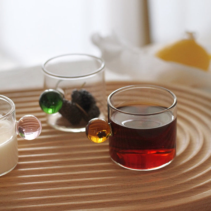 Globe Håndtak Glass Espresso Kopp | Skanto