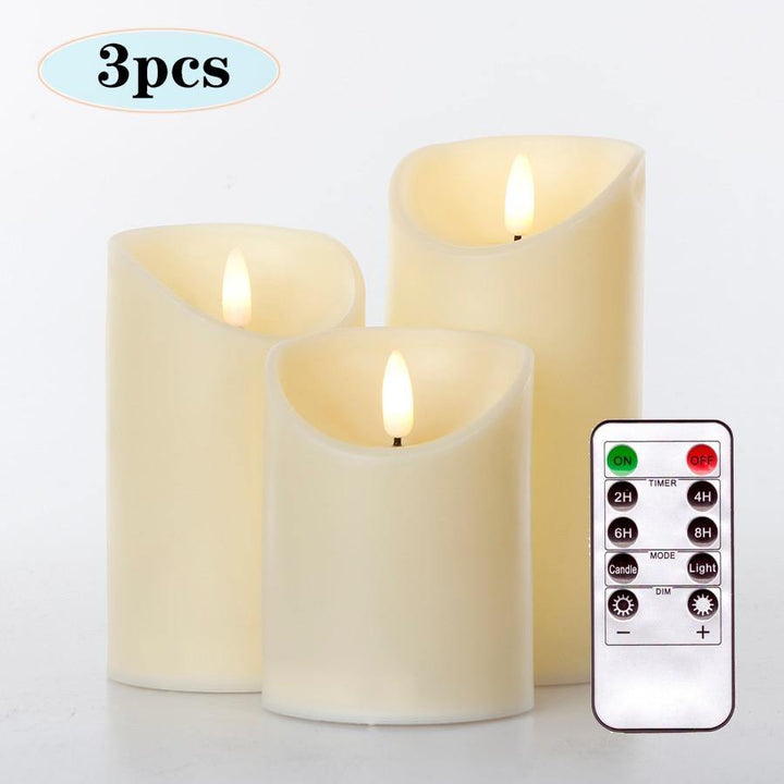 3pcs Remote Control LED Flameless Candle | Skanto