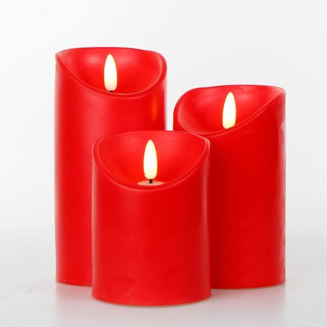 3pcs Remote Control LED Flameless Candle | Skanto