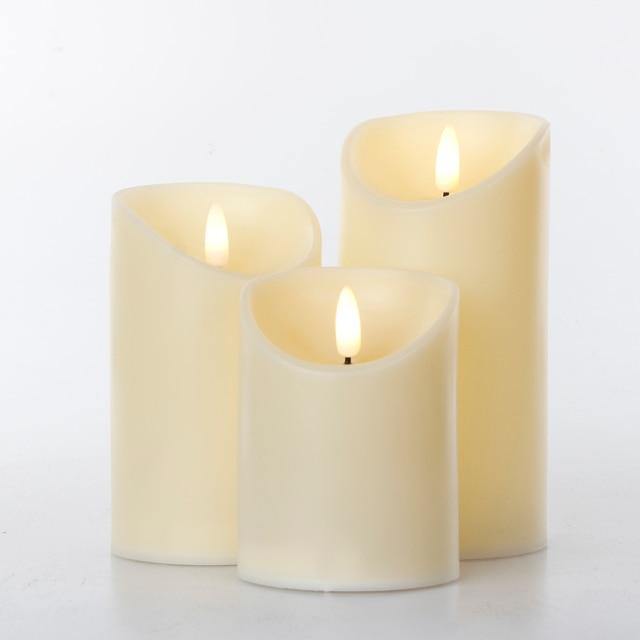 3pcs Remote Control LED Flameless Candle | Skanto