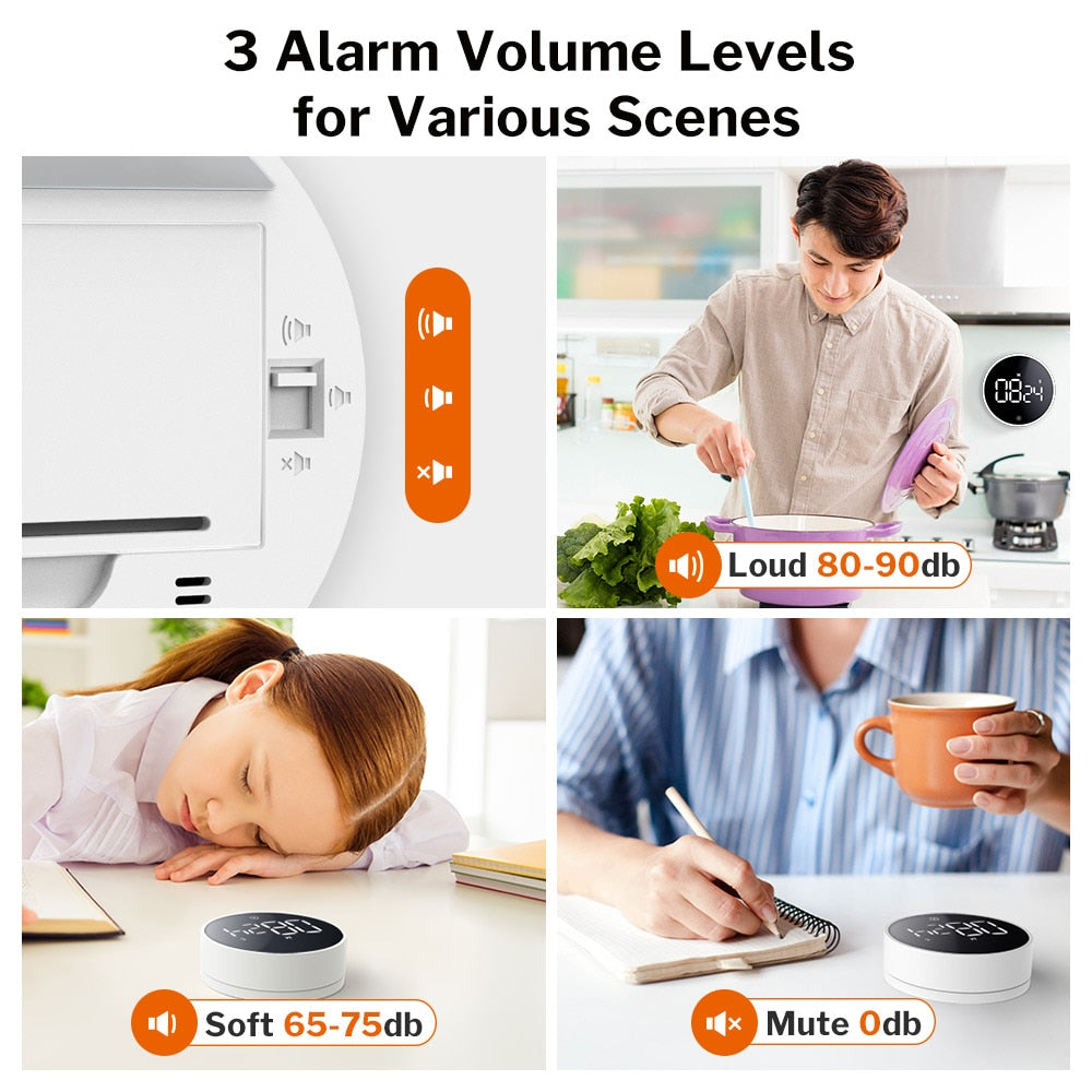 Skanto | Digital LED Magnetisk Kjøkken Timer