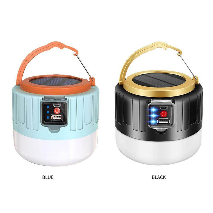 Skanto | Værbestandig Solcelleoppladbar Camping LED Lampe