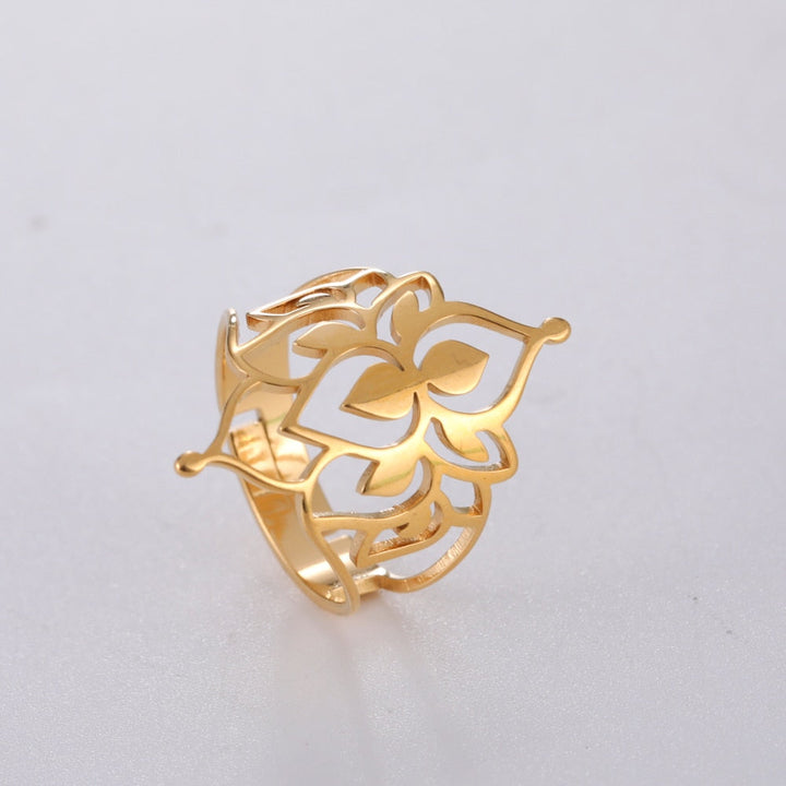Skanto | Buddha Vintage Lotus Ring for kvinner