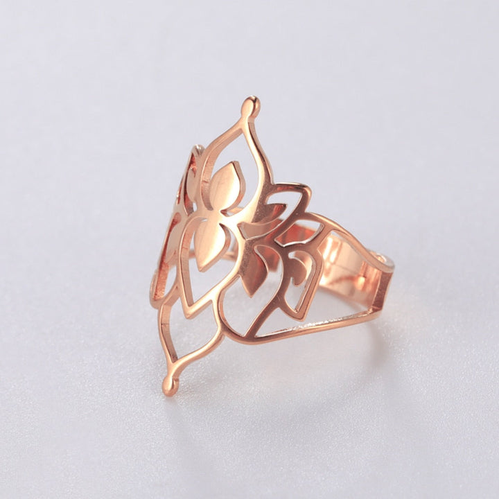 Skanto | Buddha Vintage Lotus Ring for kvinner