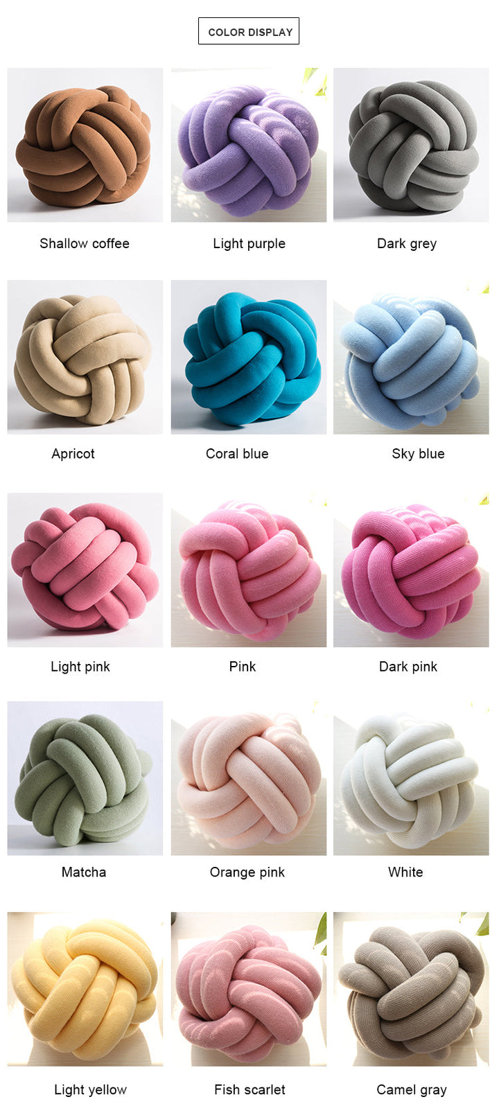 Knot Ball Cushion | Skanto