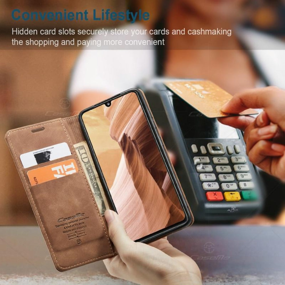 Skanto | Magnetisk Flip Lommebokdeksel for iPhone