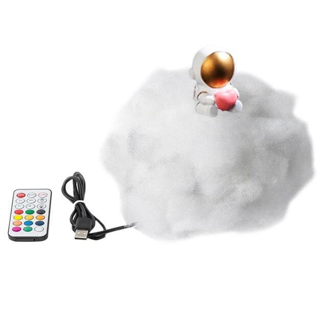 Astronaut Colorful Clouds Night Light | Skanto