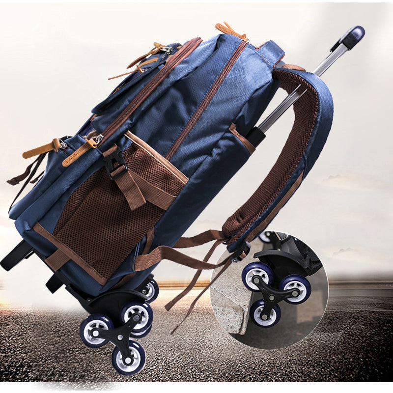Skanto | Kreativ Trolley Reise Vanntett Ryggsekk