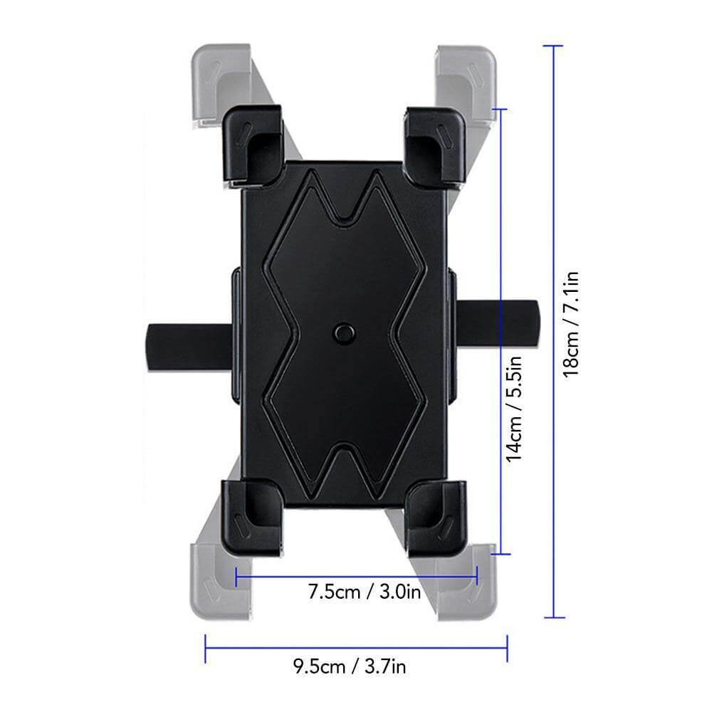 Justerbar 360 Automatisk Sykkel Telefonholder | Skanto