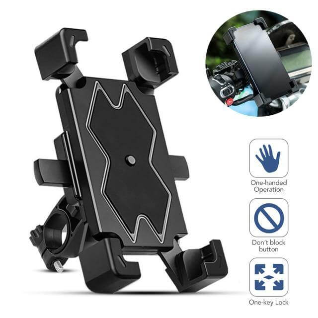 Justerbar 360 Automatisk Sykkel Telefonholder | Skanto