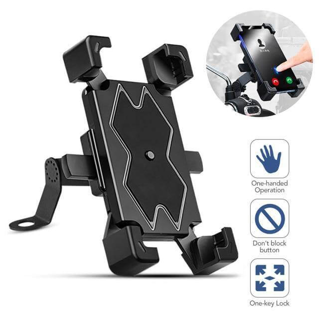 Justerbar 360 Automatisk Sykkel Telefonholder | Skanto