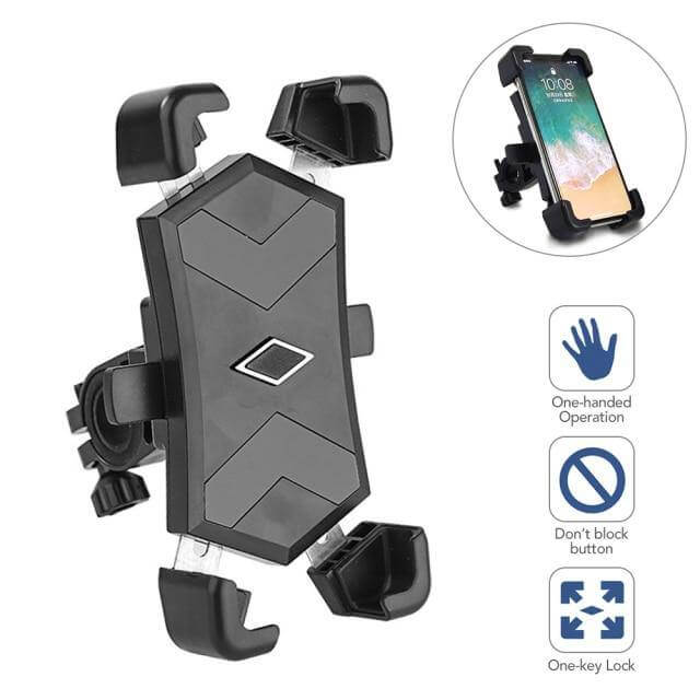 Justerbar 360 Automatisk Sykkel Telefonholder | Skanto