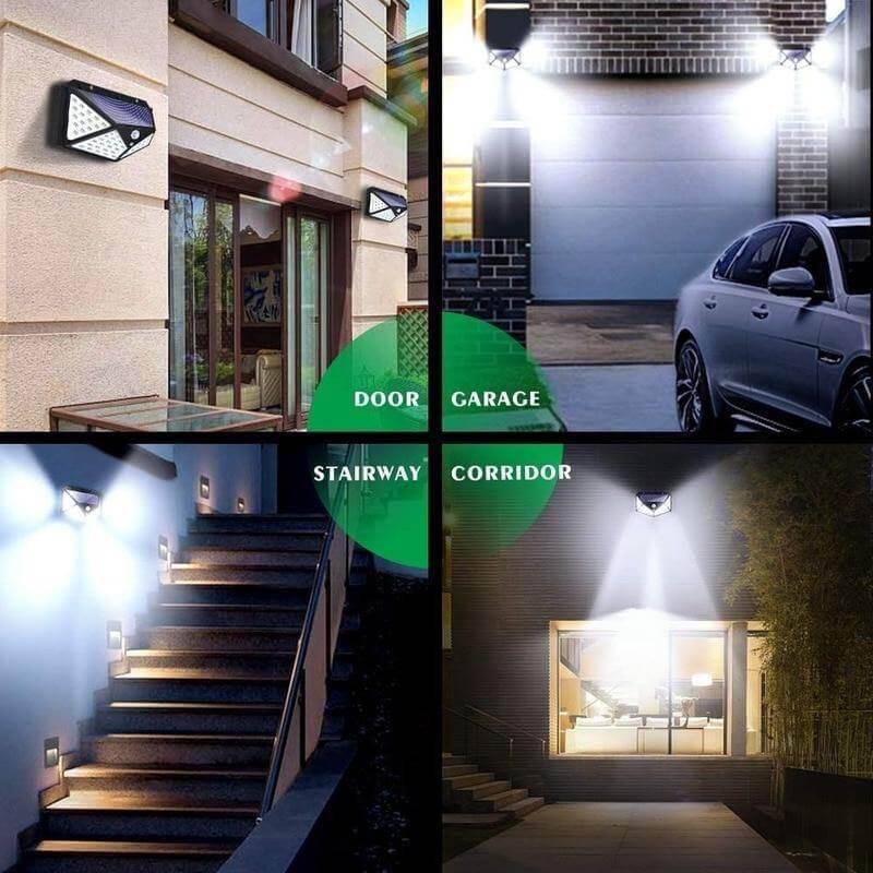 LED Utendørs Sollys Vegglampe | Skanto