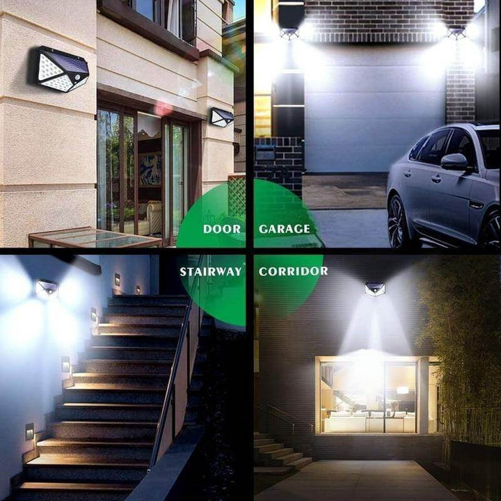 LED Utendørs Sollys Vegglampe | Skanto