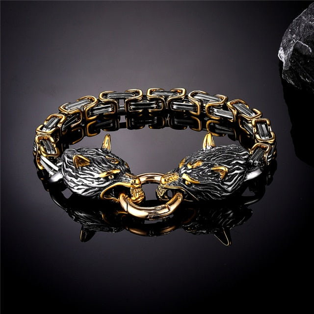 Skanto | Nordic Vikings Ulv Menn Armbånd