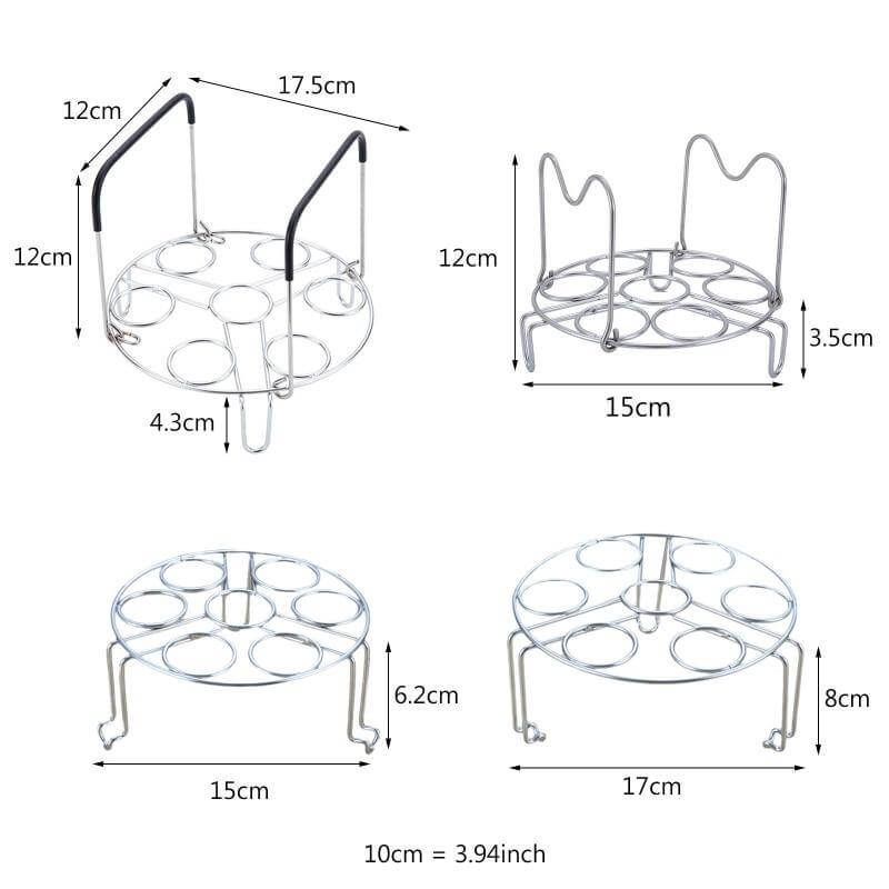Skanto | Varmeresistent Stable Egg Steamer Rack