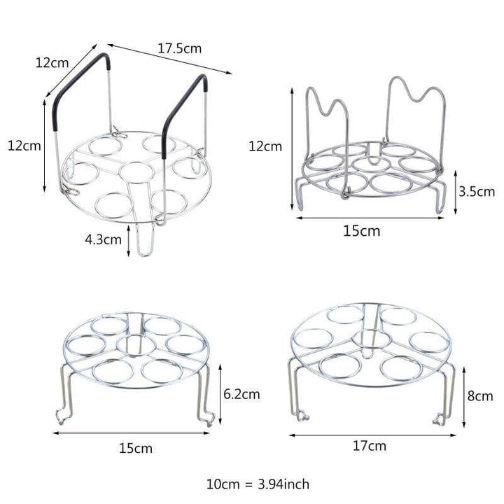 Skanto | Varmeresistent Stable Egg Steamer Rack