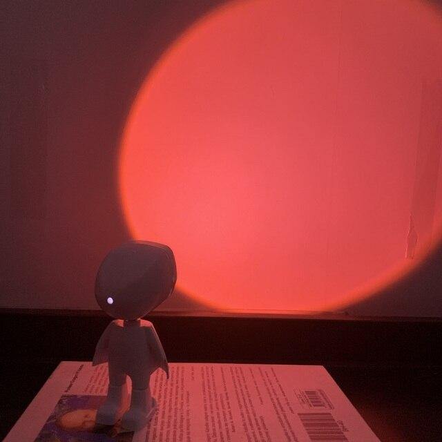 Skanto | Atmosfærisk Solnedgang Robot Lampe LED