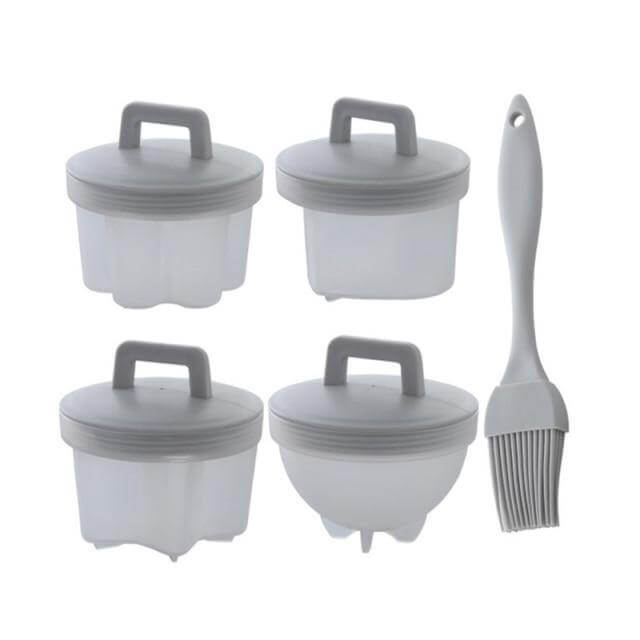 Skanto | 4pcs Silikon Dampkokkeg Egg Cooker