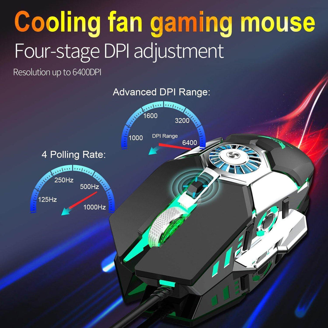 Skanto | Kjøling USB Vifte Gaming Mus