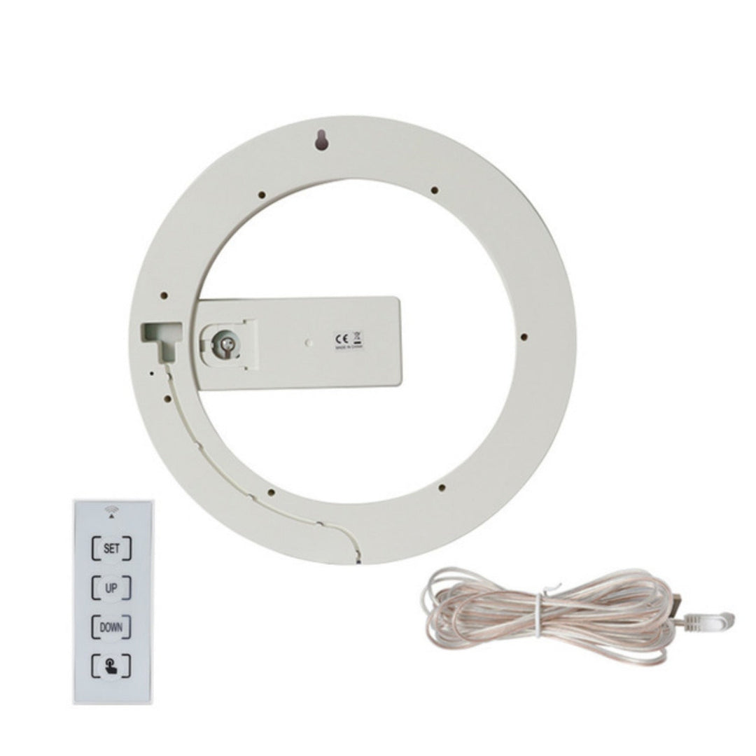 Skanto | LED Ring Lampe Veggklokke